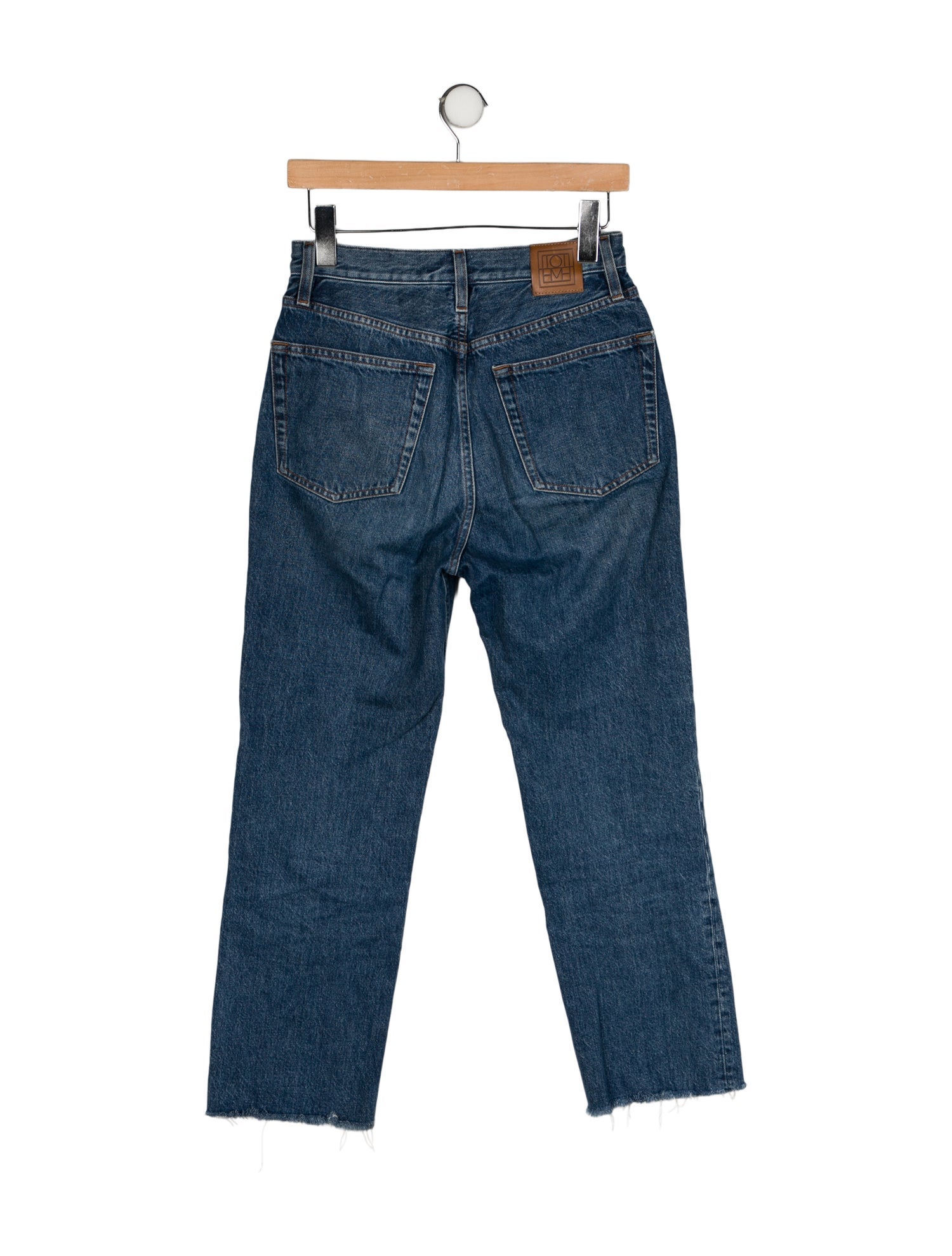 TOTEME High-Rise Straight Leg Jeans