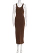 TOTEME Scoop Neck Long Dress