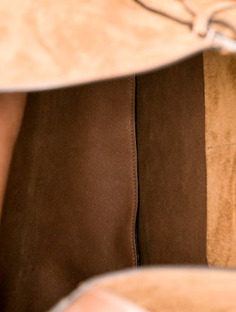 TOTEME Suede Belted Suede Tote