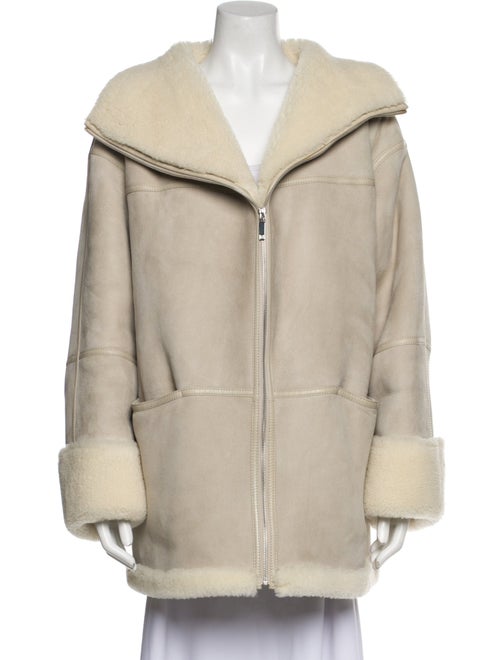 TOTEME Shearling Fur Coat