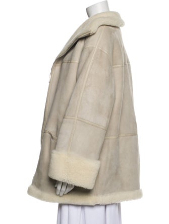 TOTEME Shearling Fur Coat