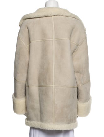 TOTEME Shearling Fur Coat