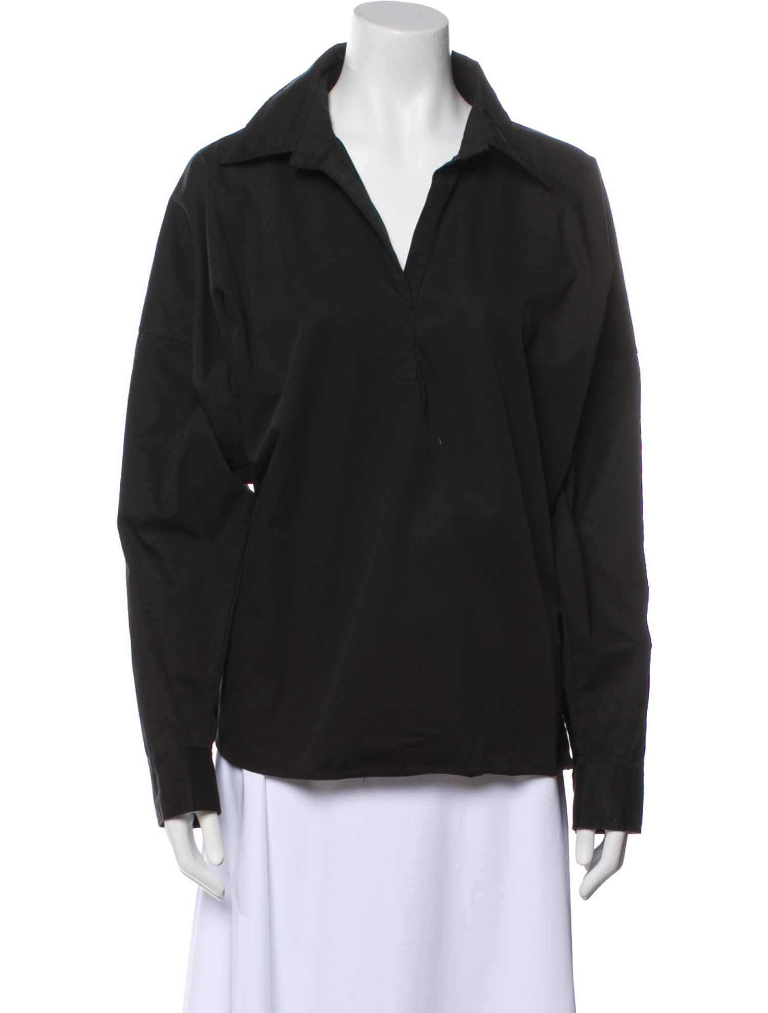 TOTEME Long Sleeve Button-Up Top