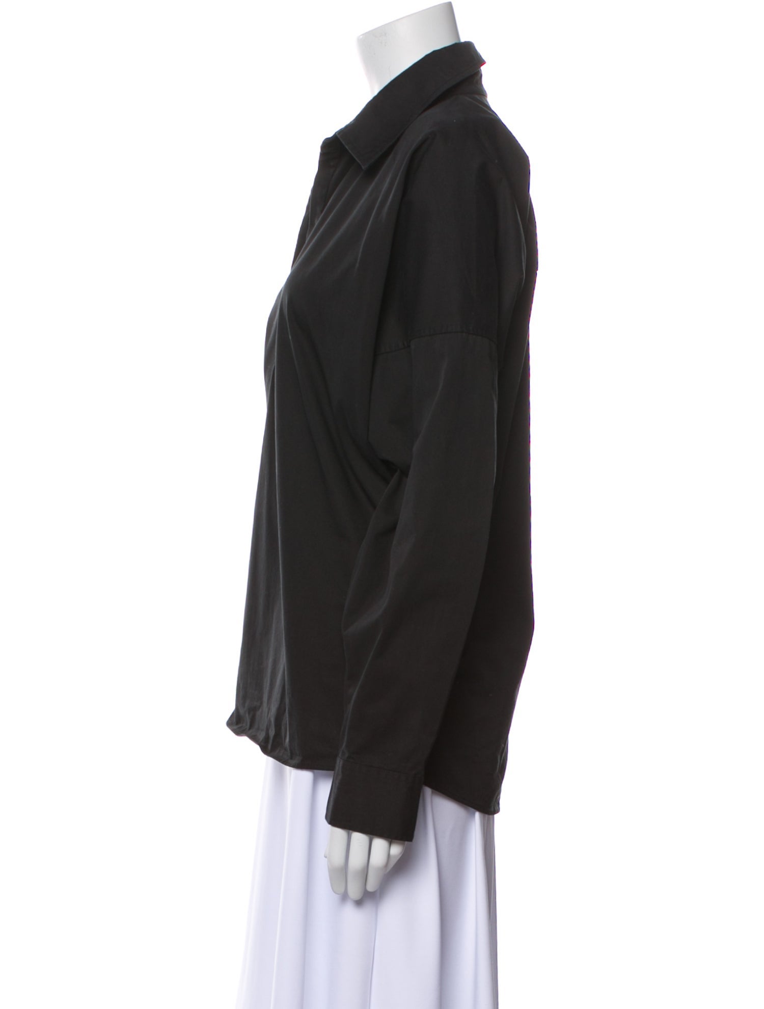 TOTEME Long Sleeve Button-Up Top