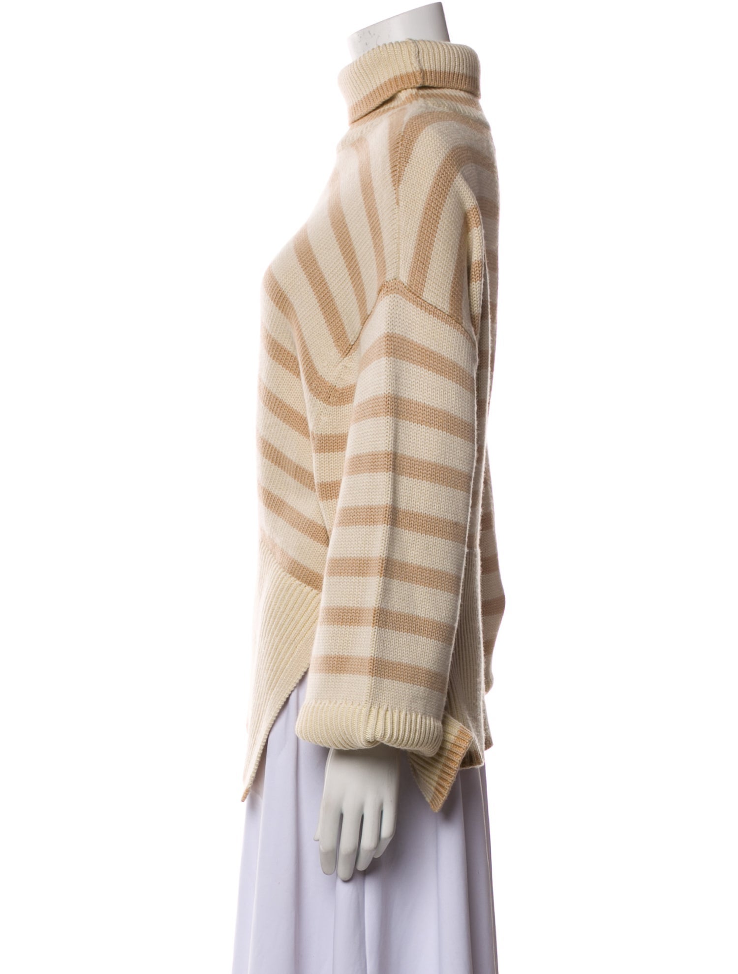 TOTEME Striped Turtleneck Sweater