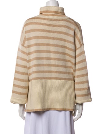 TOTEME Striped Turtleneck Sweater