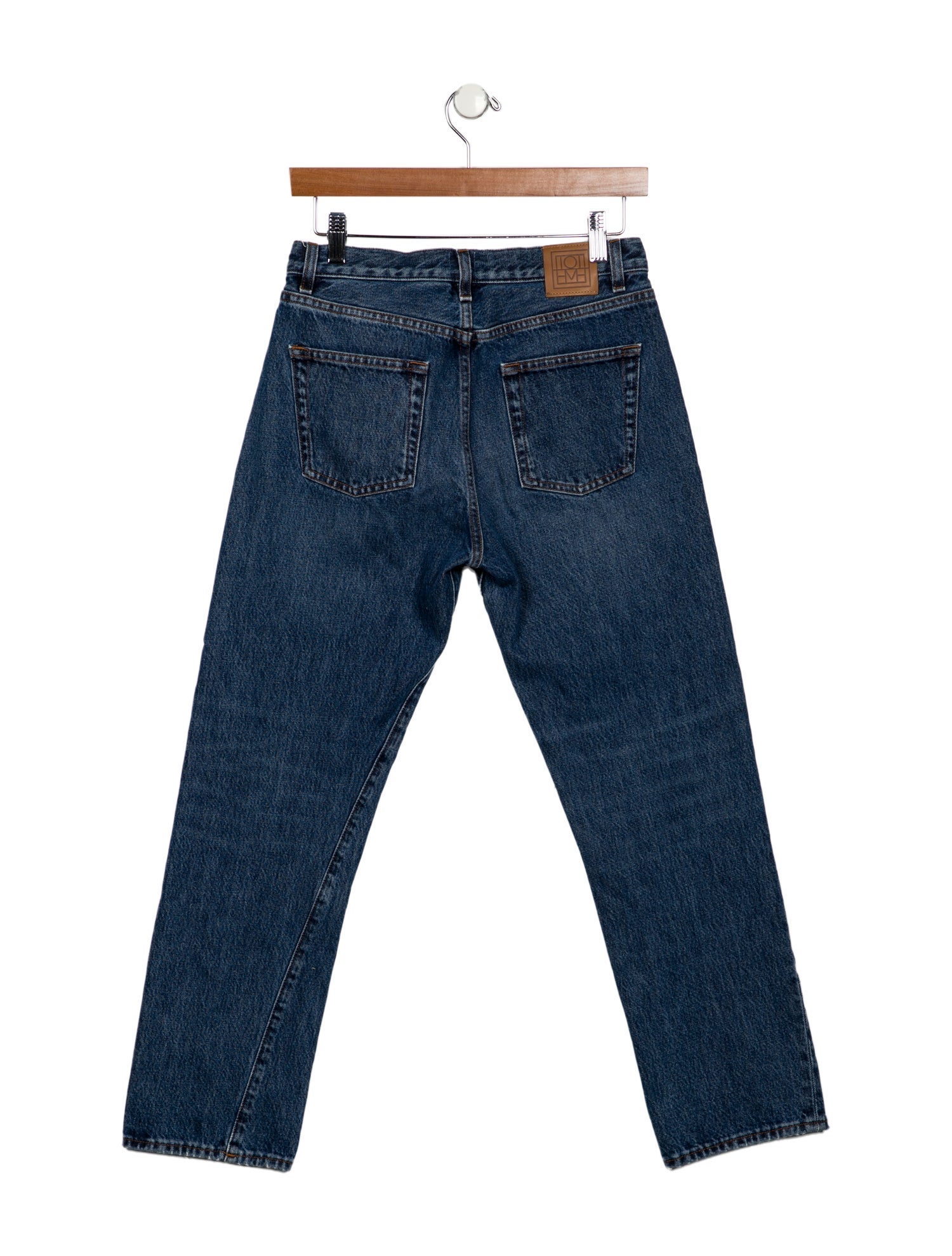 TOTEME Mid-Rise Straight Leg Jeans