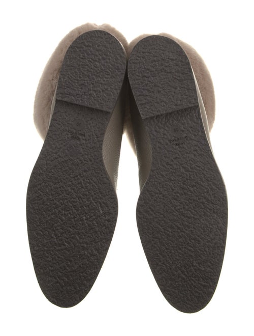 TOTEME Leather Colorblock Pattern Boots