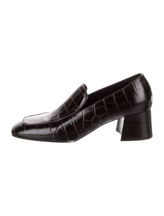 TOTEME Embossed Leather Pumps