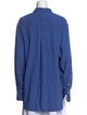 TOTEME Striped Long Sleeve Button-Up Top