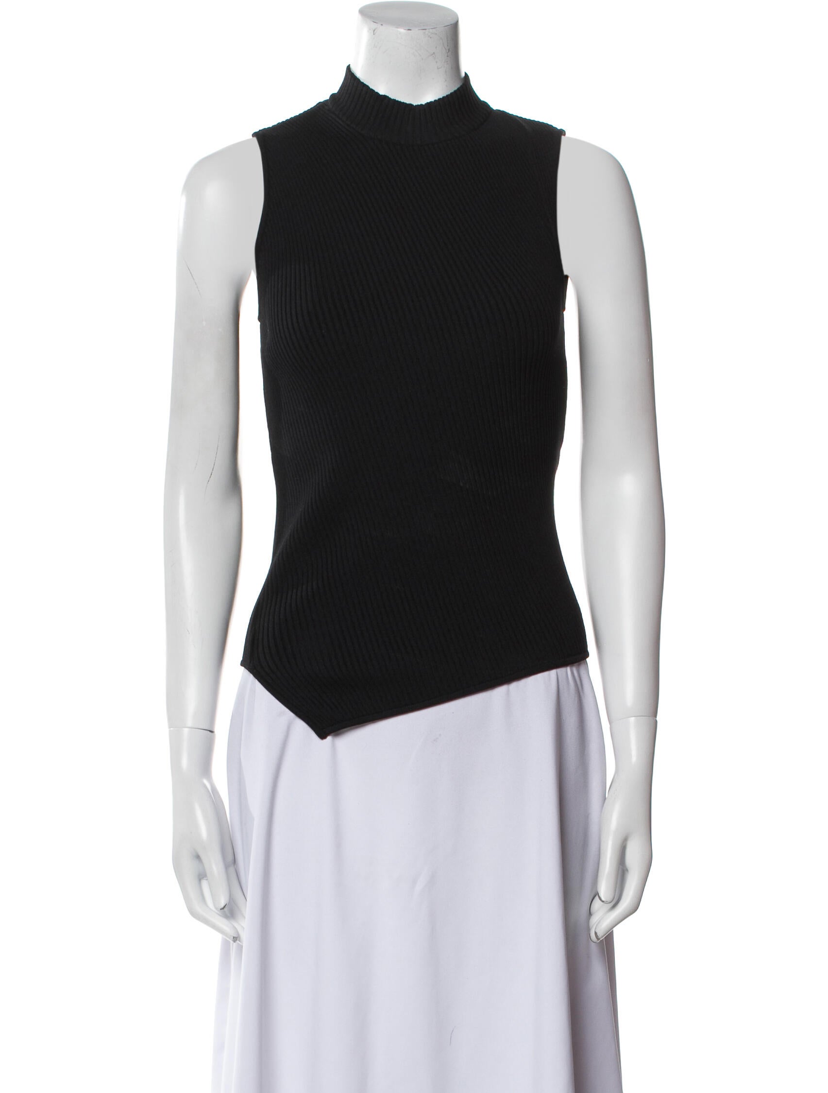 TOTEME Mock Neck Sleeveless Top