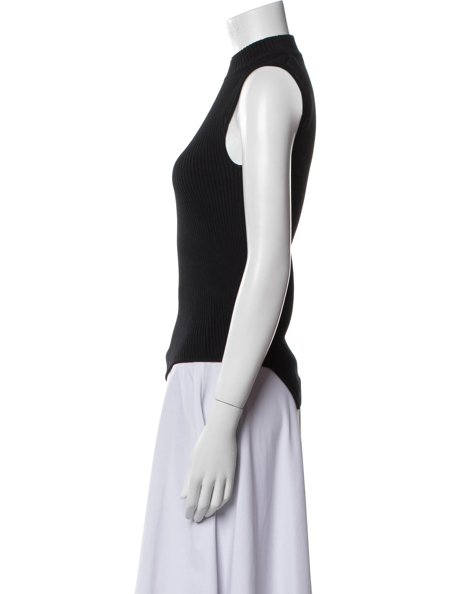 TOTEME Mock Neck Sleeveless Top