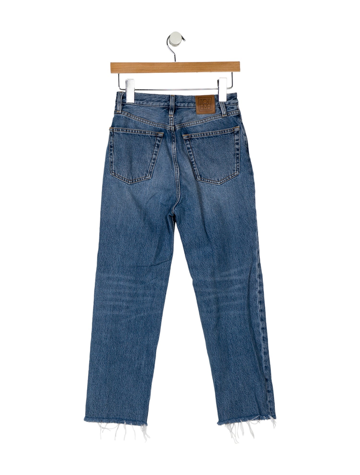 TOTEME High-Rise Straight Leg Jeans