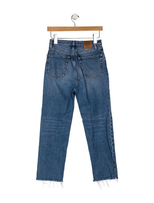 TOTEME High-Rise Straight Leg Jeans