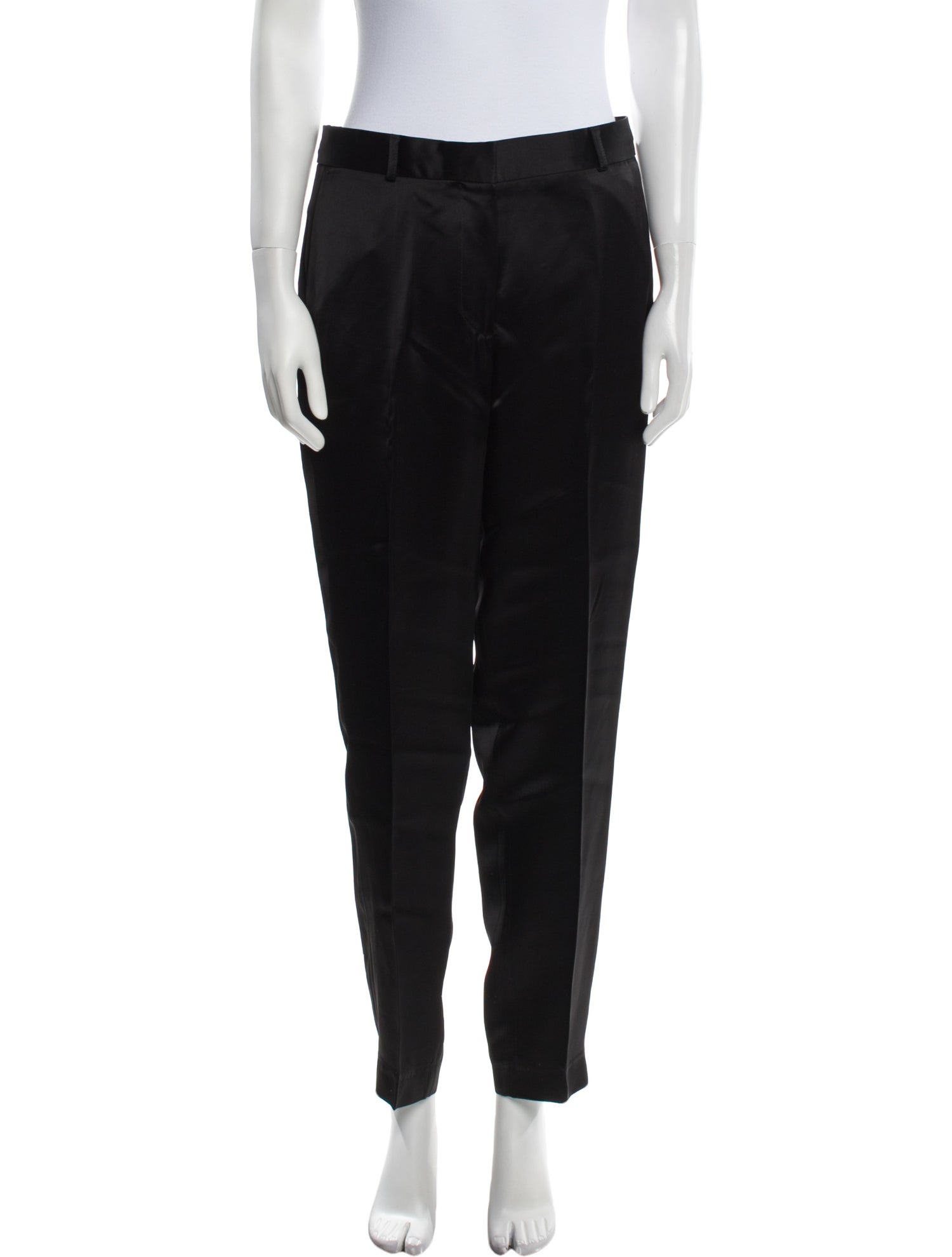 TOTEME Low-Waist Trouser Straight Leg Pants