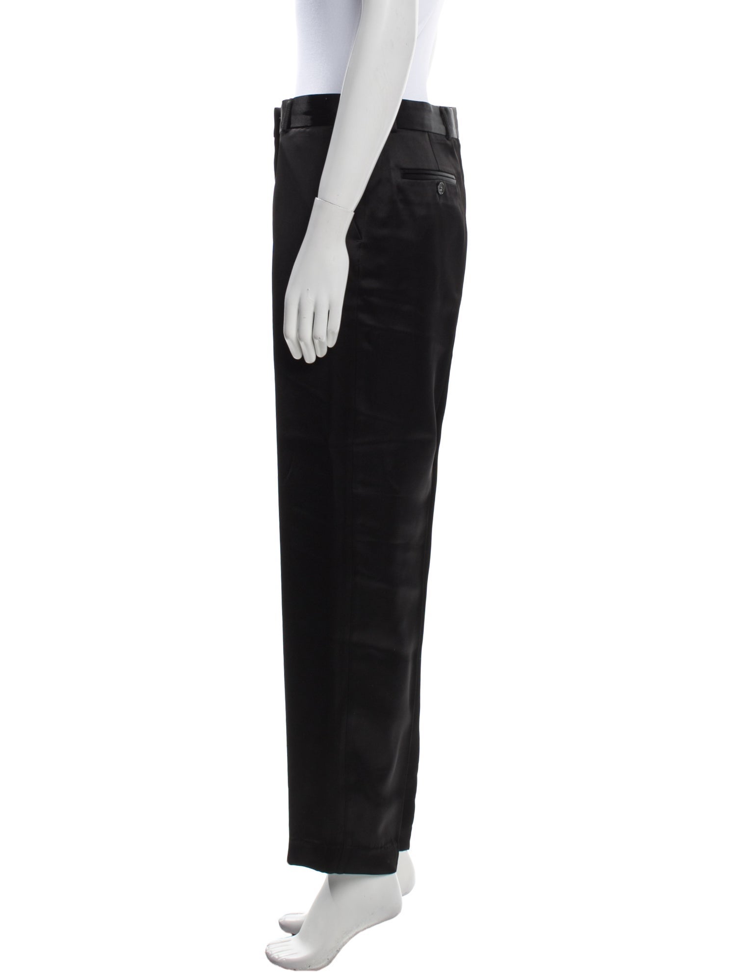 TOTEME Low-Waist Trouser Straight Leg Pants