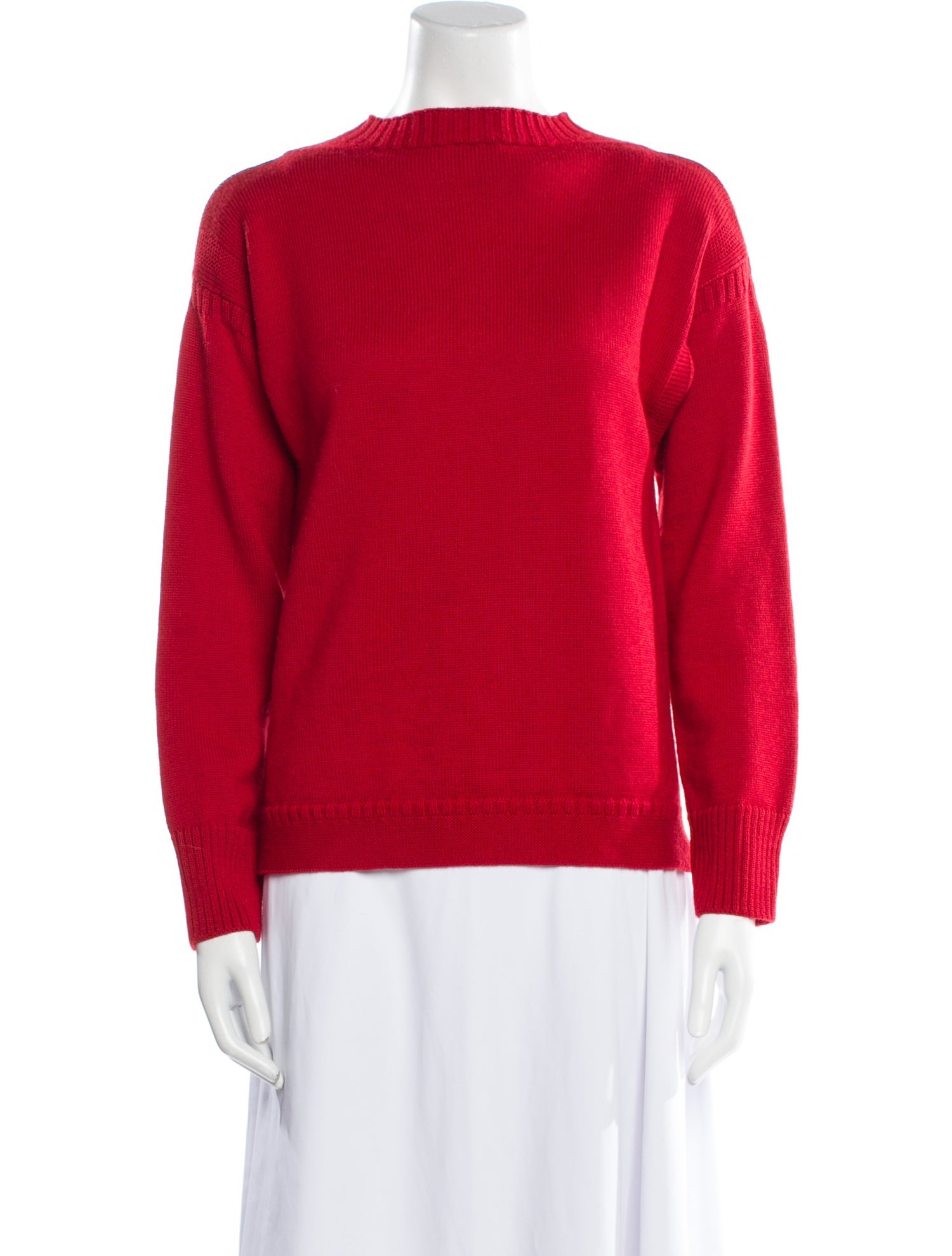 TOTEME Wool Guernsey Knit Wool Sweater