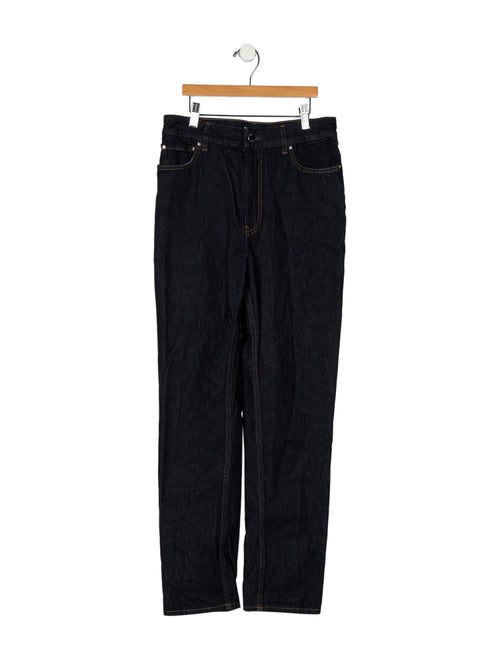 TOTEME High-Rise Straight Leg Jeans