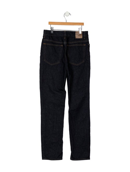 TOTEME High-Rise Straight Leg Jeans