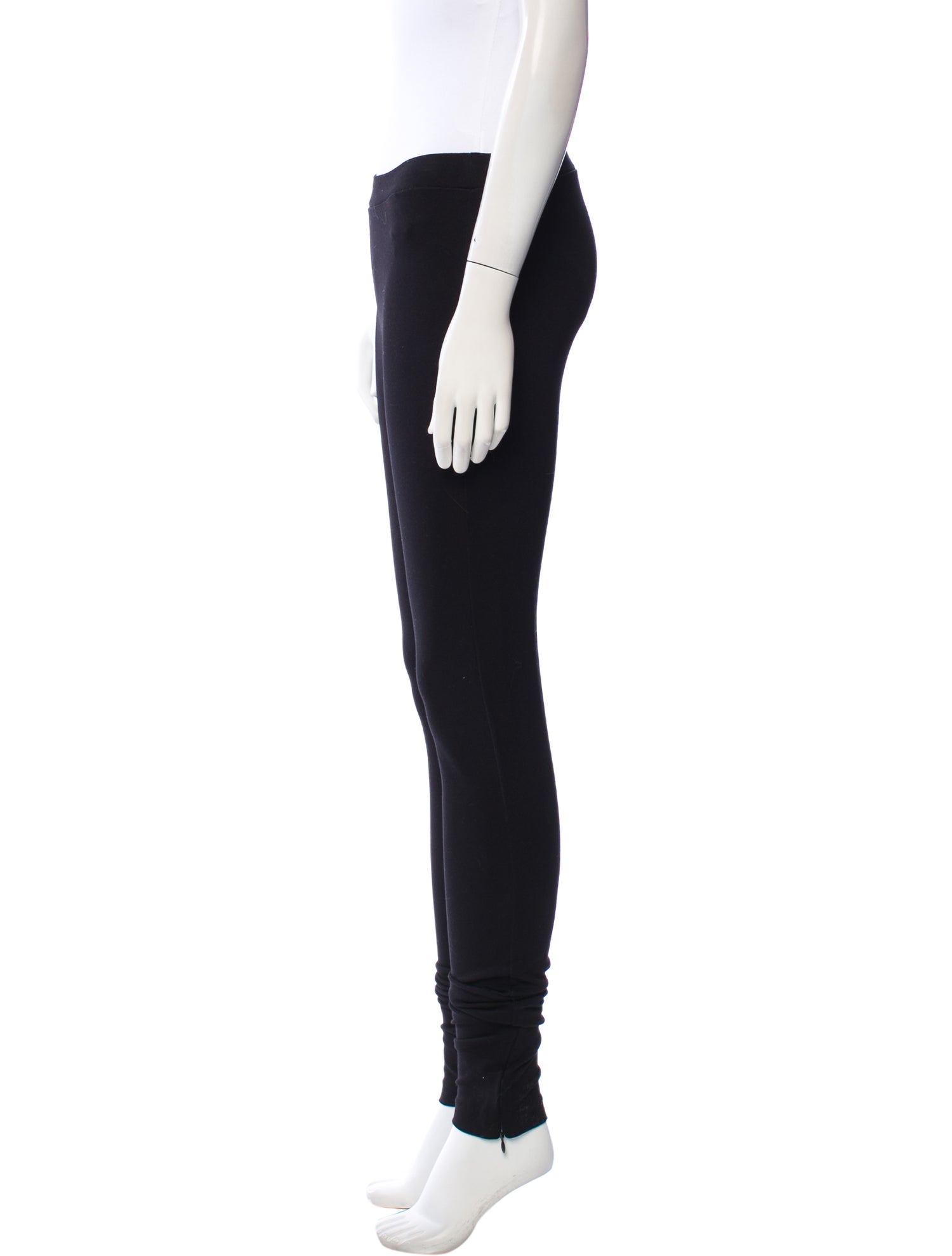 TOTEME Zip Leggings Skinny Leg Pants