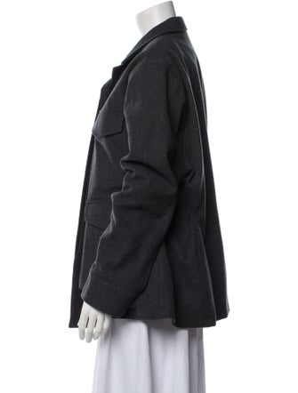 TOTEME Felt Cargo Jacket Coat