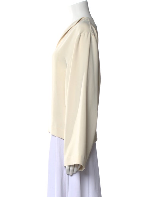 TOTEME Gervasi Long Sleeve V-Neck Blouse