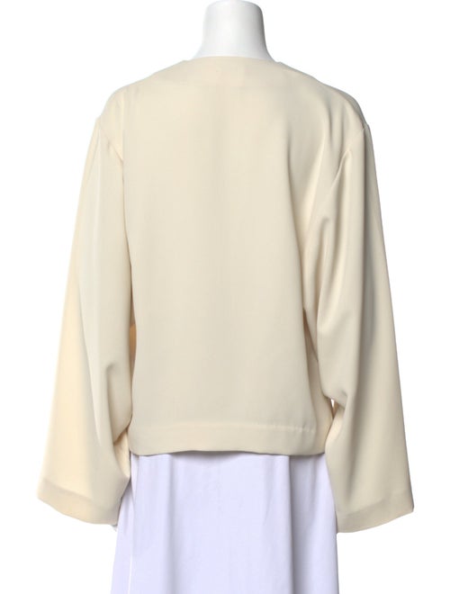 TOTEME Gervasi Long Sleeve V-Neck Blouse