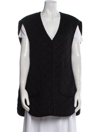 TOTEME Quilted Wool Vest Wool Vest