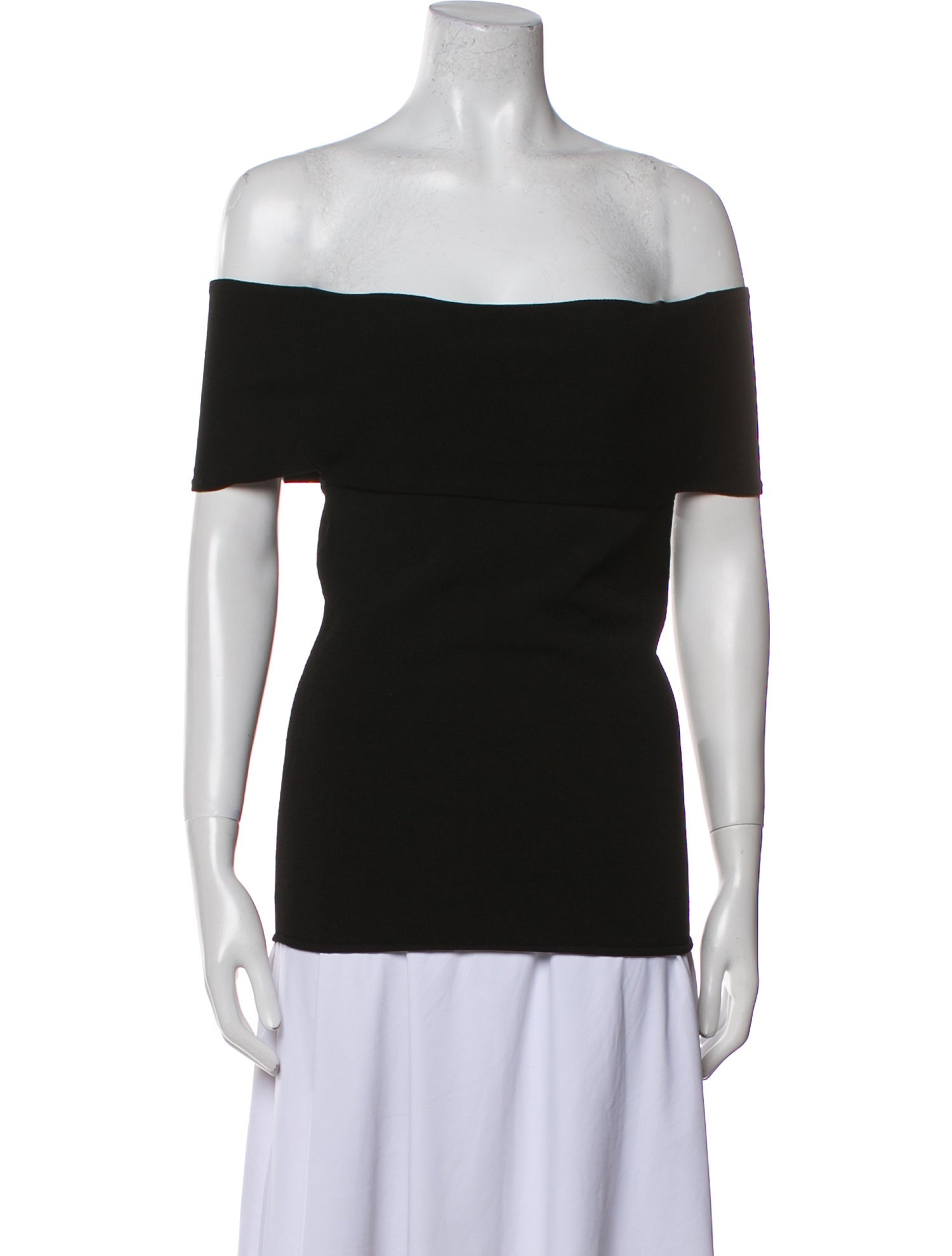 TOTEME Off-The-Shoulder Short Sleeve Top