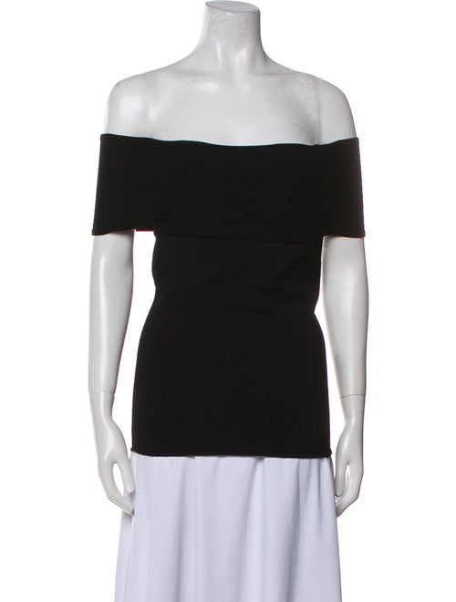 TOTEME Off-The-Shoulder Short Sleeve Top