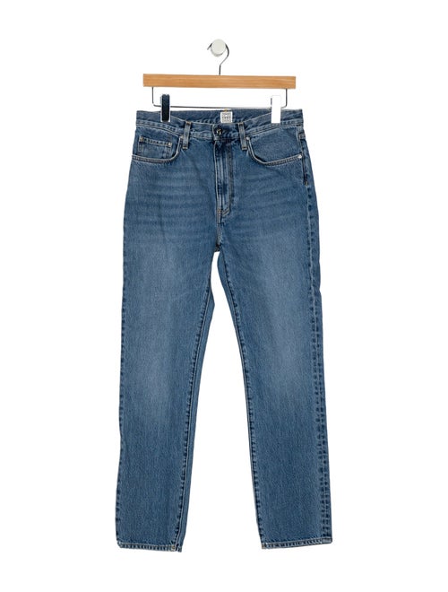 TOTEME High-Rise Straight Leg Jeans