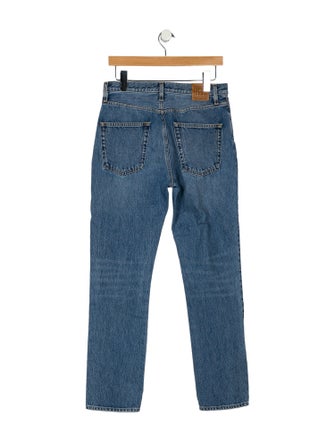 TOTEME High-Rise Straight Leg Jeans