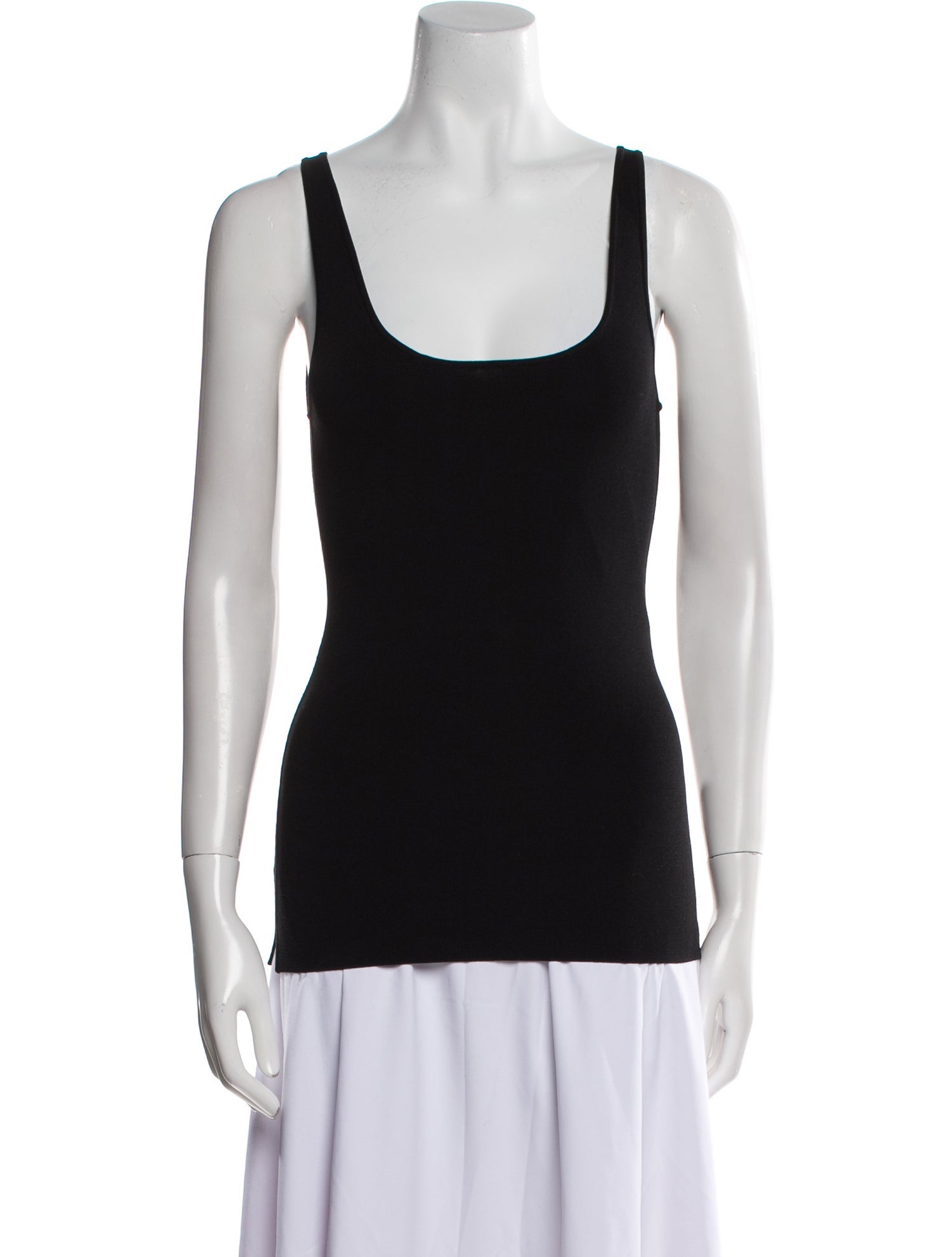 TOTEME Compact Knit Top Scoop Neck Top w/ Tags