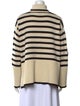 TOTEME Signature Stripe Turtleneck Wool Sweater