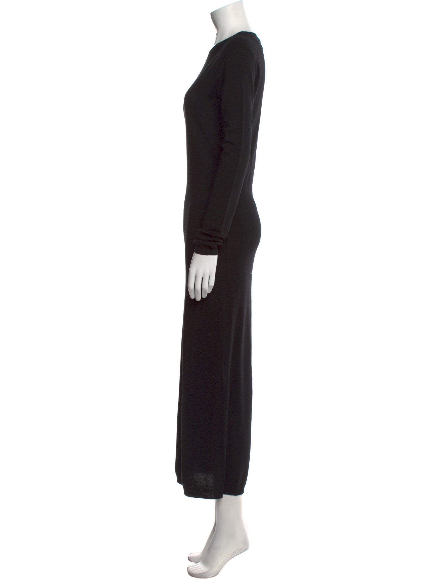 TOTEME Knitted Merino Wrap Dress Long Dress w/ Tags