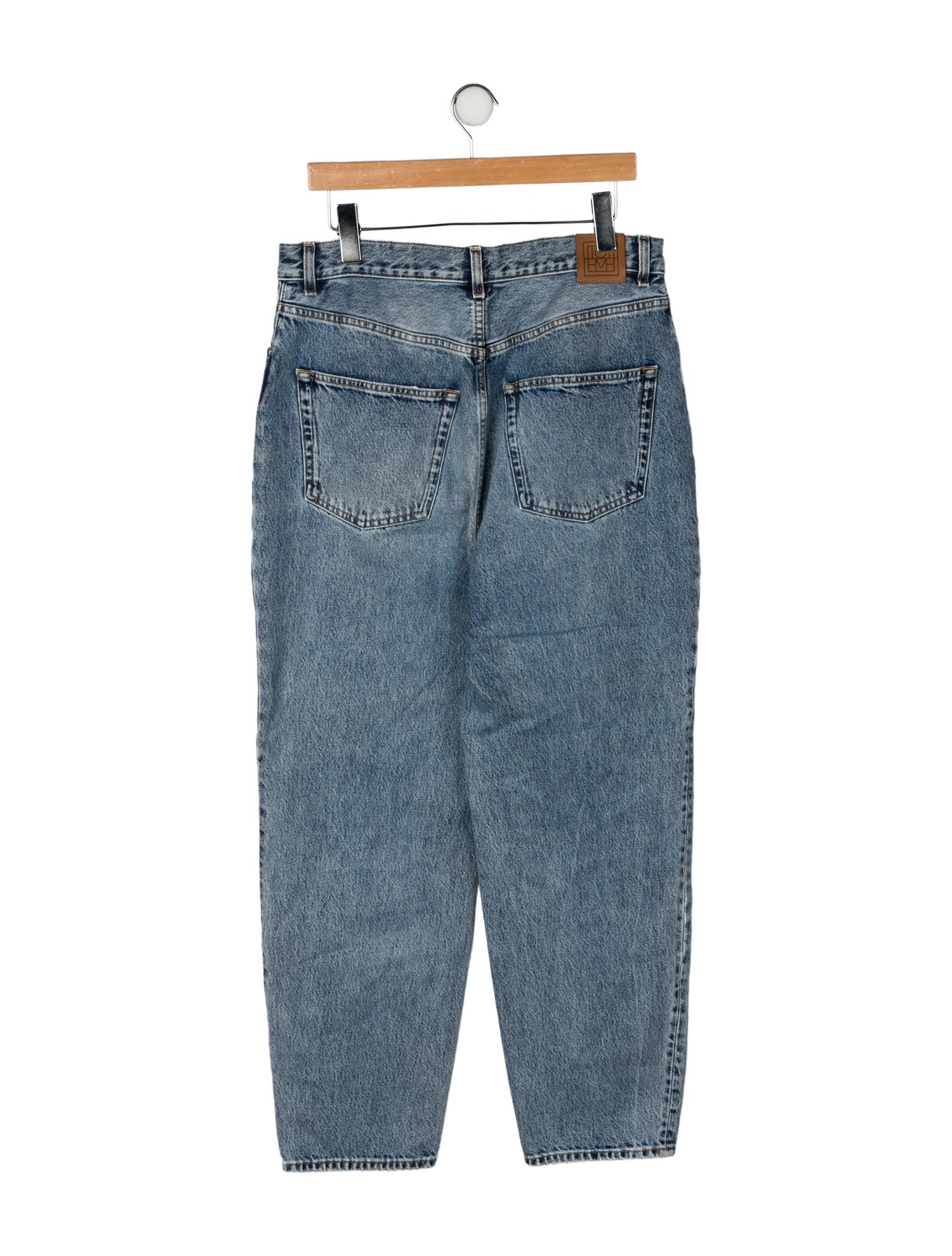 TOTEME Tapered Leg Denim Straight Leg Jeans