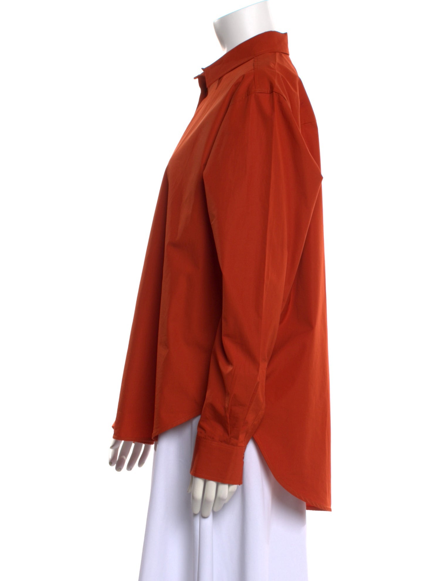 TOTEME Signature Long Sleeve Button-Up Top