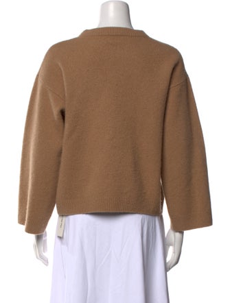 TOTEME Monogram Embroidery Wool Sweater