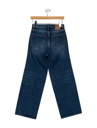 TOTEME High-Rise Wide Leg Jeans