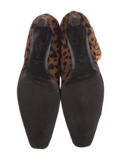TOTEME Ponyhair Animal Print Riding Boots