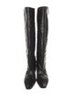 TOTEME Embossed Leather Animal Print Boots