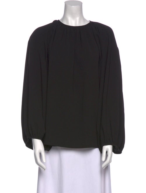 TOTEME Crew Neck Long Sleeve Blouse