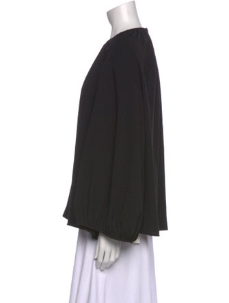 TOTEME Crew Neck Long Sleeve Blouse