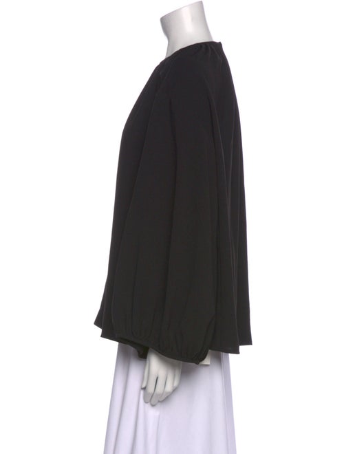 TOTEME Crew Neck Long Sleeve Blouse