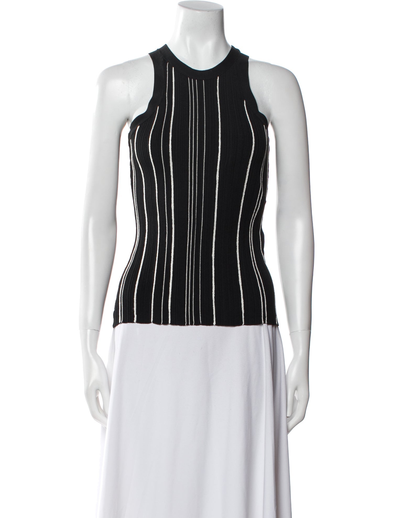 TOTEME Braid Rib Striped Top