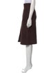TOTEME Suede Knee-Length Skirt