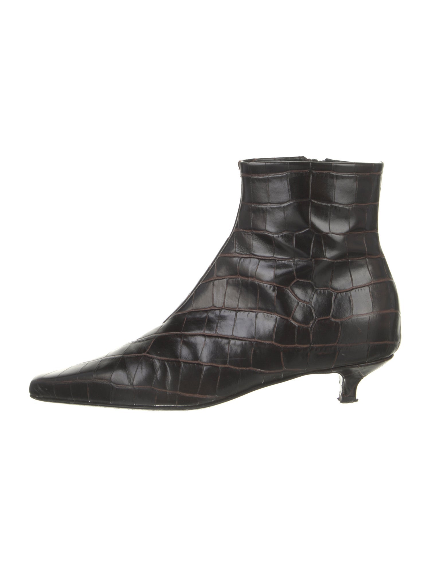 TOTEME Embossed Leather Boots