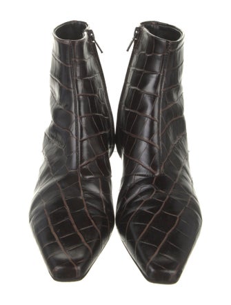 TOTEME Embossed Leather Boots