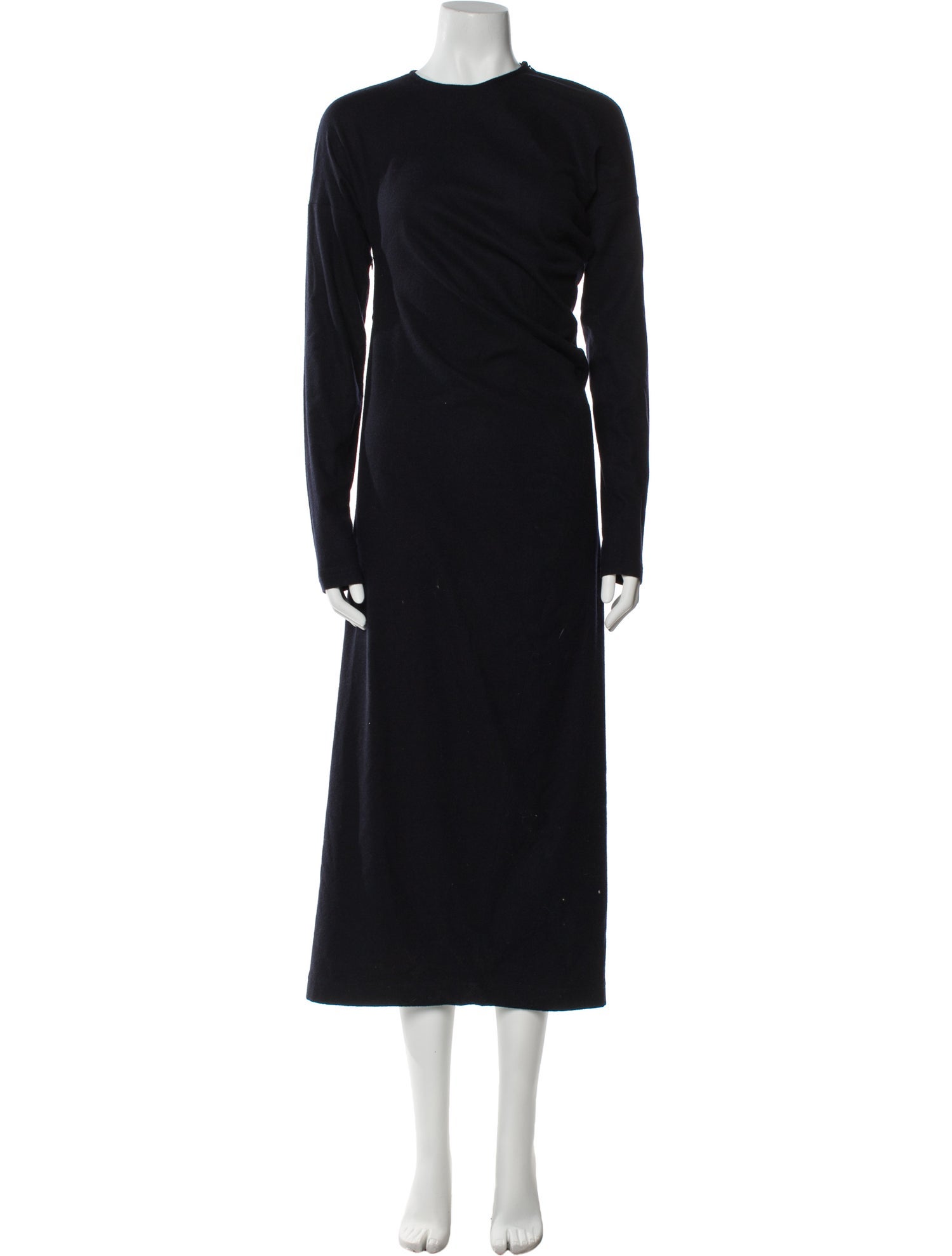 TOTEME Twisted Flannel Long Dress