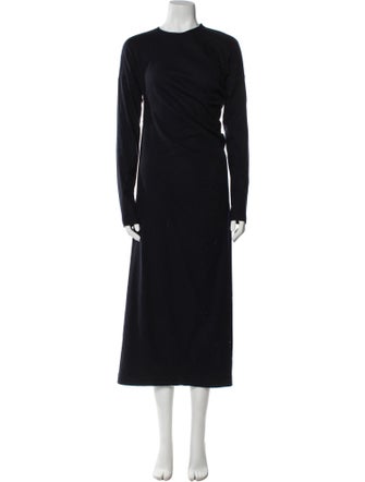 TOTEME Twisted Flannel Long Dress